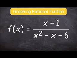 Graph A Rational Function Using 6 Steps