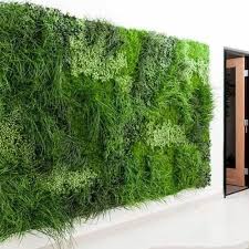 Plastic Artificial Green Grass Wall
