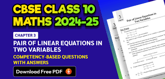 Cbse Class 10 Maths 2024 25 Chapter 3