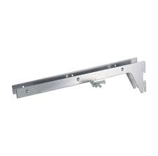 Shelf Bracket Set 400mm Satin Chrome