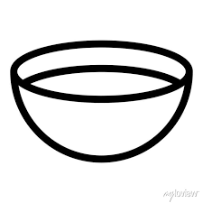 Ceramic Plate Icon Outline Ceramic