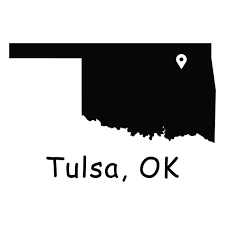 Tulsa Oklahoma Ok State Map Tulsa City