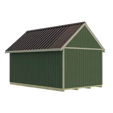 Best Barns Springfield 12 Ft X 16 Ft Wood Storage Shed Kit With Floor Clear
