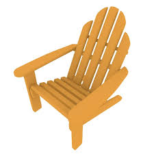 Adirondack Chair Icon Stock Photos