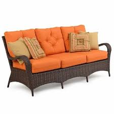 Brown Ms Rattan Sofa Three Seater Size