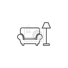 Sofa Furniture Couch Icon Template