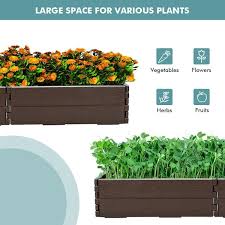 Plastic Raised Garden Bed M102 8np44bn