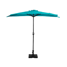 Fiji 9 Ft Market Half Patio Umbrella