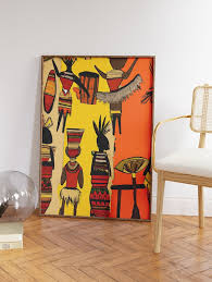 Tribal African Painting Print