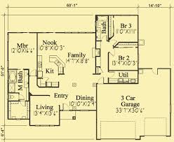 French Style 1 Story House Plans With