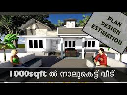 Kerala Nalukettu House 1000sqft Small