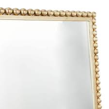 Rectangle Framed Gold Wall Mirror