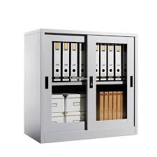 Metal Filing Cabinet Sliding Glass