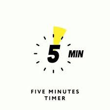 Five Minutes Vector Art Icons And