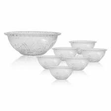 Transporter Round 7 Pcs Glass Bowl Set