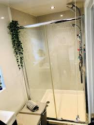 Woman Gives Her Shower Screen A Modern