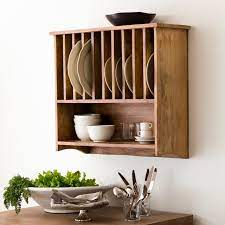 Wall Mounted Plate Rack Traditional