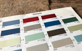 Toyota Land Cruiser Paint Color Codes