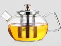 1 Liter Borosilicate Glass Kettle For Tea