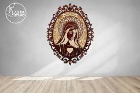 Icon Deva Maria Religious Decoration