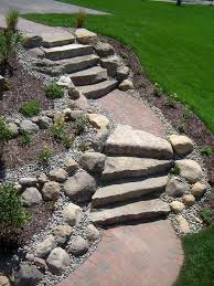 Garden Stairs Front Yard Landscaping