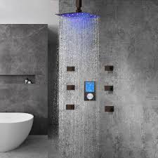 Lano Multi Color Led Rain Shower Head