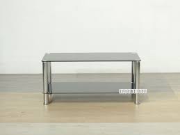 Studio Glass Rectangle Coffee Table Black