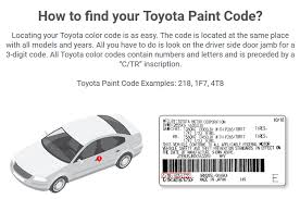 Exterior Paint Color Codes Prius