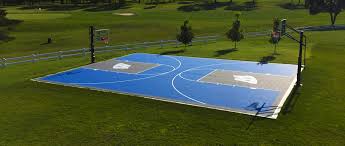 Installation Of Home Basketball Courts