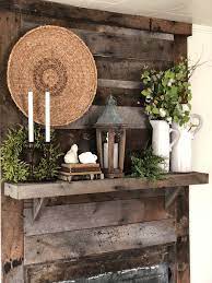 Barn Wood Fireplace Mantel