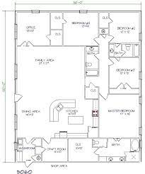 40x60 Pole Barn House Plans 40x60 Pole