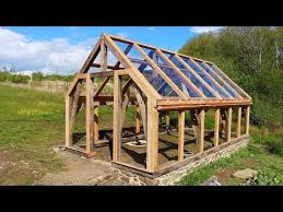 Spring Fed Timber Framed Greenhouse