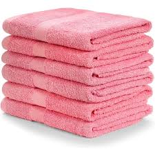 The Clean Bath Towels Pink 24 X