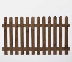 3ft Picket Fence Panel Round Top