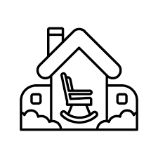 Retirement Home Vector Icon 13005331