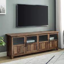 Reclaimed Barnwood Wood Tv Stand