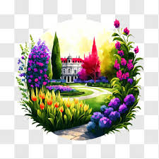 Flower Bed Png Free
