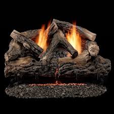 Dual Fuel Gas Fireplace Log Set