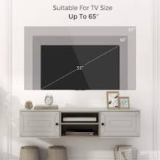 Wall Mounted Floating Storage Tv Stand