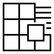 Bathroom Tile Icon Outline Vector