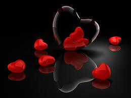 Hd Wallpaper Heart Glass 3d