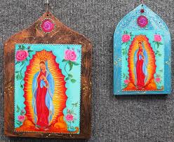 Guadalupe Wall Hanging Mexican Art La