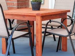 Build An Easy Diy Outdoor Dining Table