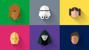 Free Flat Design Star Wars Icons To