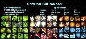 Universal Silver Icon Pack 2d Icons