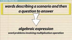 Solving Word Problems With Algebraic