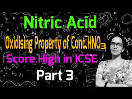 Oxidising Property Of Nitric Acid