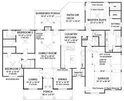 Southern Style House Plan 3 Beds 3