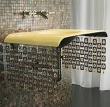 Beaded Curtains On A Bathroom Sink