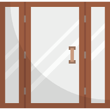 French Doors Winnievizence Flat Icon